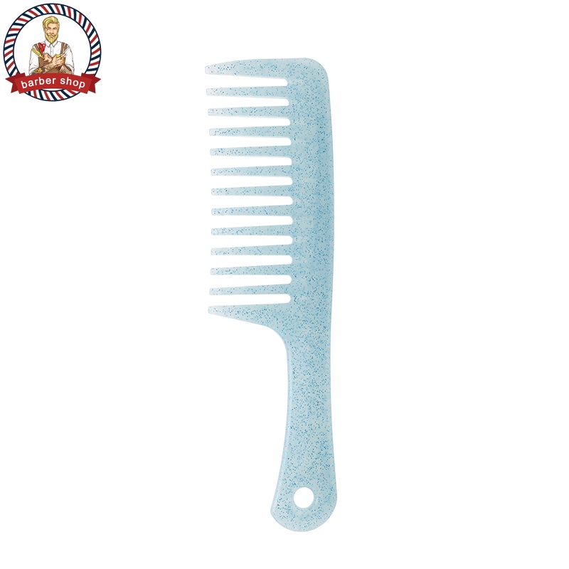 Lược Chải Tóc Răng Rộng Lấp Lánh Chống Tĩnh Điện Chuyên Nghiệp Cho Thợ Cắt Tóc