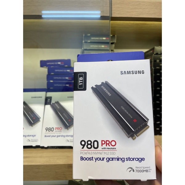 Ổ cứng máy tính SSD Samsung 980 Pro PCIe Gen4x4 M2 2280 NVMe 1TB2TB HeatSink