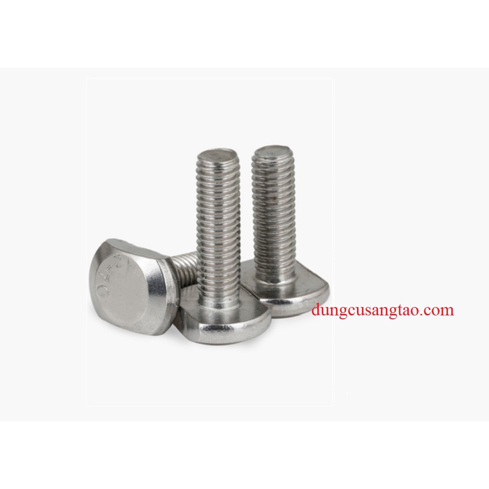 Bu lông T screw inox 304 tán siêu lớn (Bu lông chữ T)