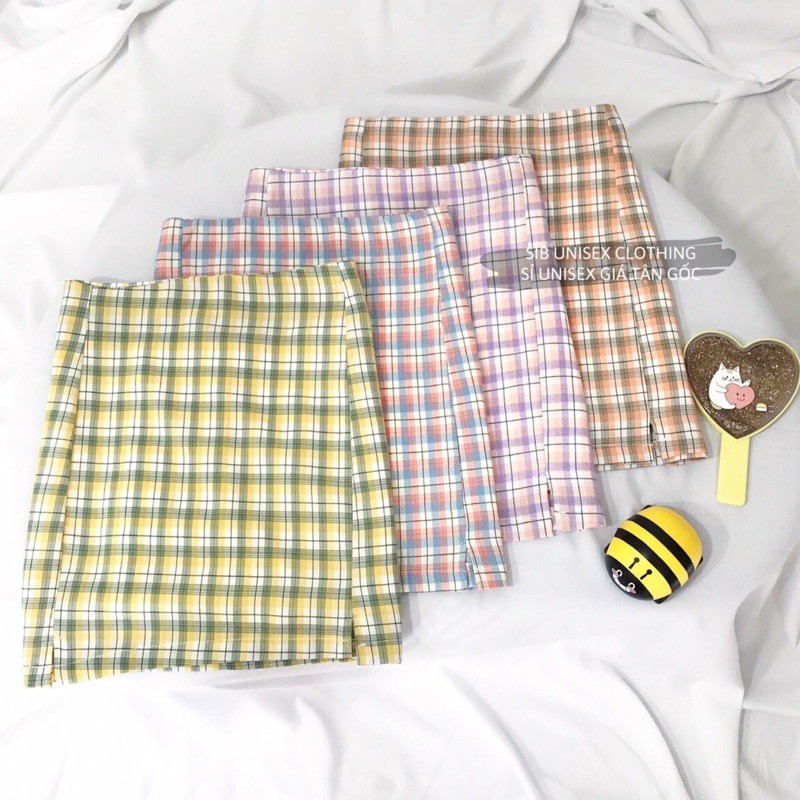 Chân Váy Caro Chữ A Lưng Cao Dáng Ôm Hợp Thời Trang Dành Cho Nữ | BigBuy360 - bigbuy360.vn