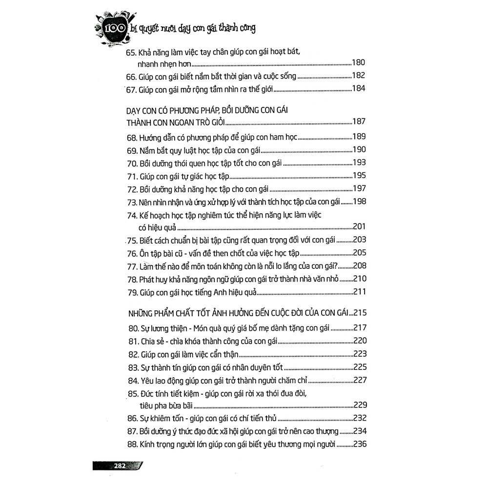 Sách - 100 Bí Quyết Nuôi Dạy Con Gái Thành Công