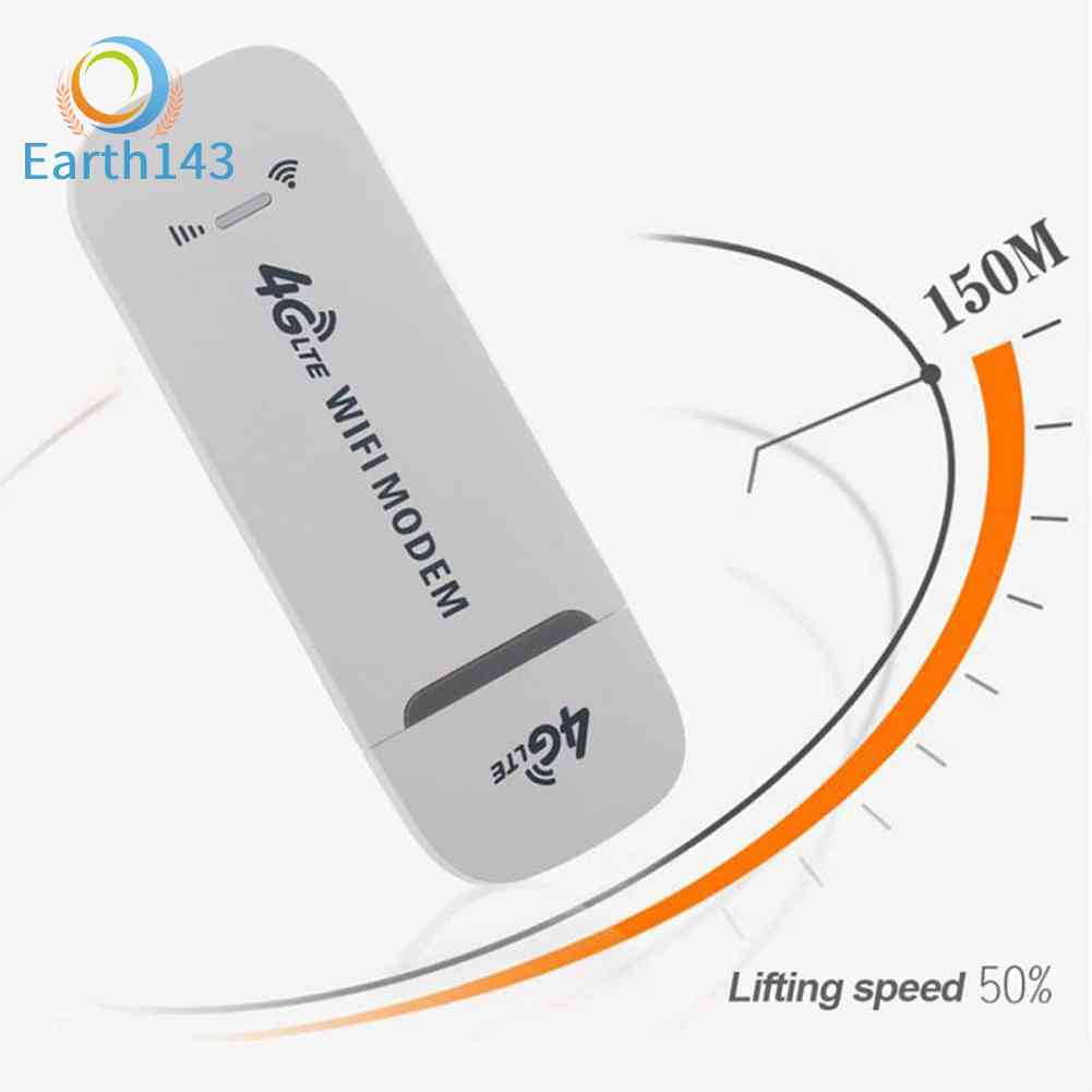 Earth143  Usb Phát WiFi 4G LTE 150Mbps 4G Thẻ