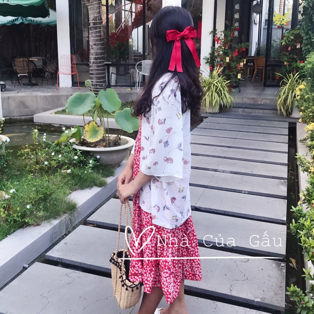 [ NEW ] Kimono voan hoa đi biển mới nhất ( ảnh thật)