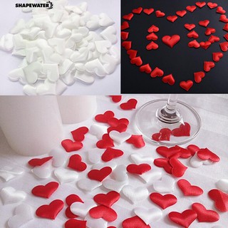 Set 100 phụ kiện trang trí bàn tiệc cưới hình trái tim