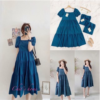 Váy bầu 💗 FREESHIP ⚡️ Đầm bầu công sở mẫu thiết kế mềm mịn freesize từ 45 đến 70kg - Tổng kho váy bầu