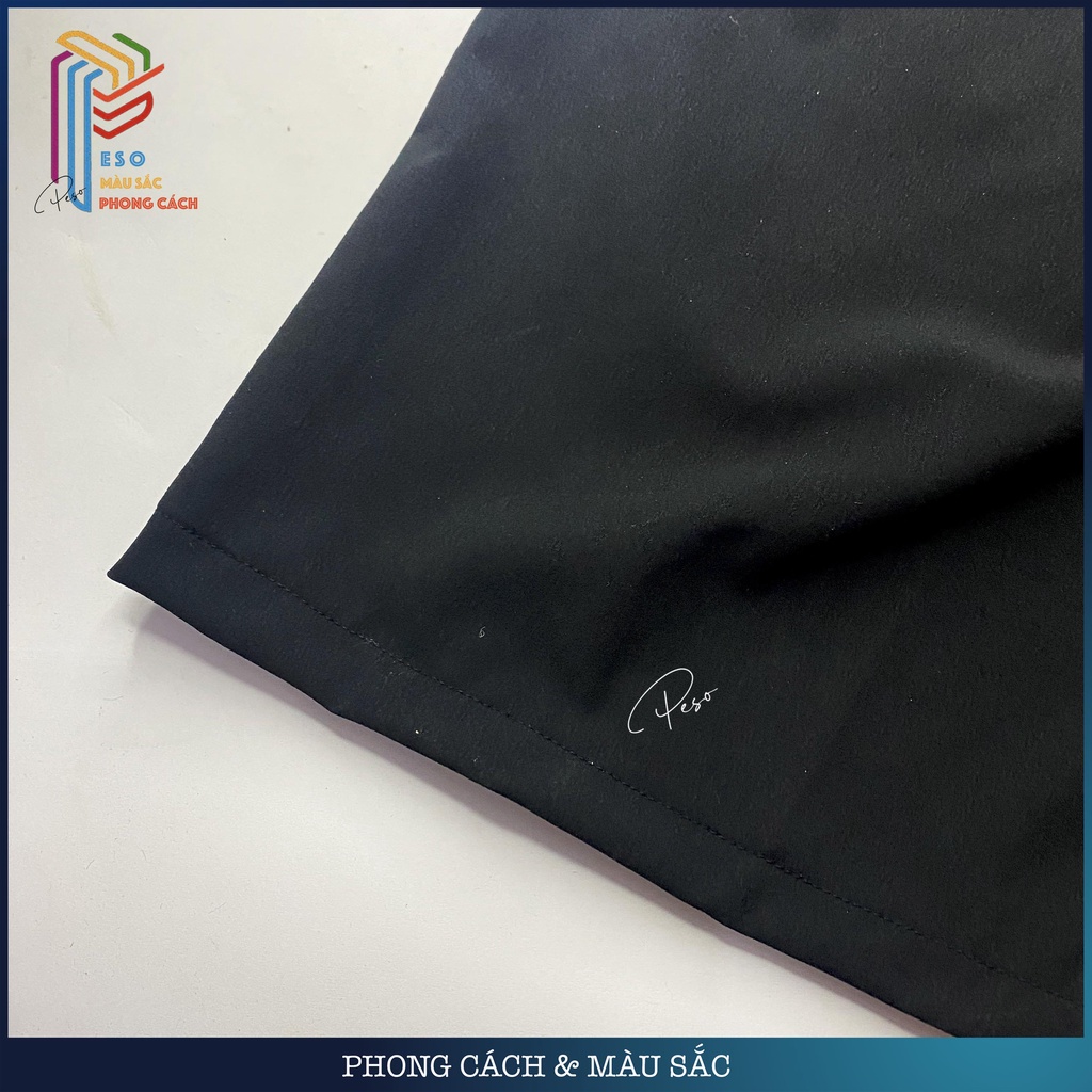 Quần đùi nam trơn vải gió Basic Quần short nam dù PESO - M15