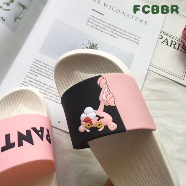 Dép Đi Trong Nhà Đế Dày Chống Trượt Họa Tiết Da Báo Dễ Thương Cho Nữ