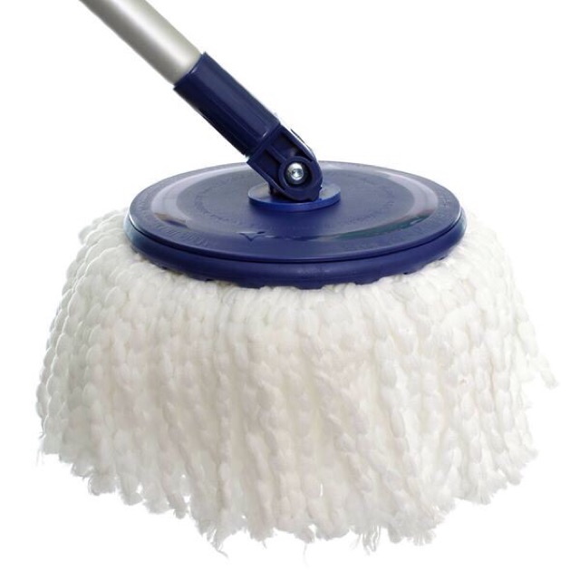 BỘ LAU NHÀ 360 OMEGA MOP NHẬP KHẨU TAIWAN ( 1 THÂN CÂY + 2 BÔNG LAU + 1 THÙNG LAU)