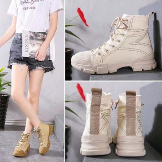 Giầy cao cổ buộc dây