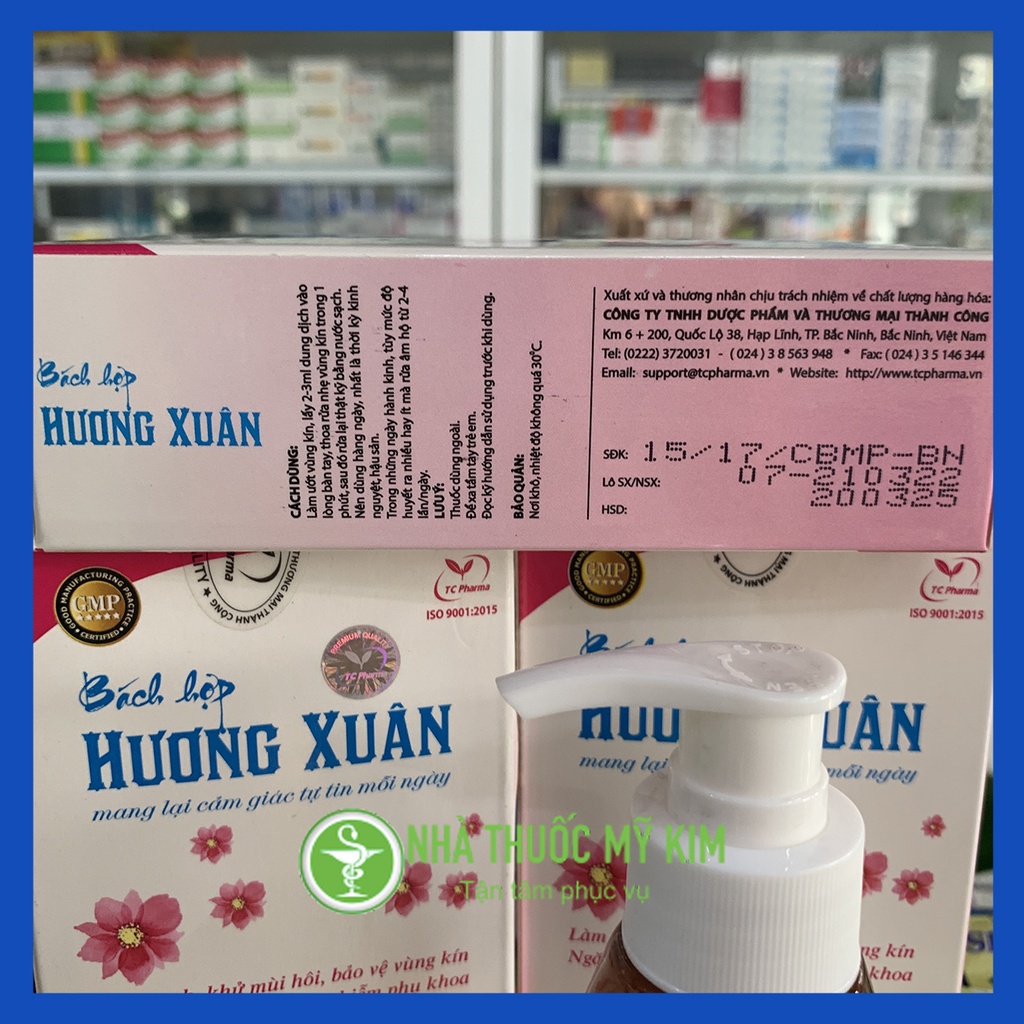 Dung Dịch Vệ Sinh Phụ Nữ Tinh Khiết từ Cao Lá Trầu Không - Bách hợp hương xuân 100ml - Sự Bảo Vệ Tự Nhiên