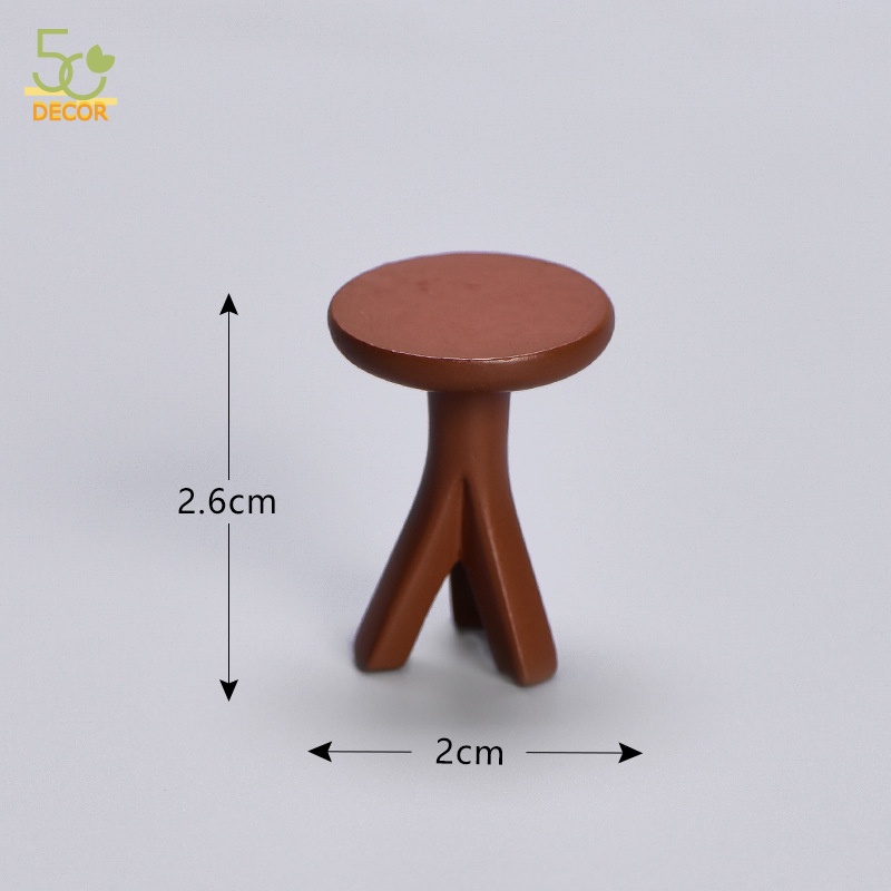 Mô hình nội thất nhà, bàn, ghế sofa, tủ quần áo, cây cảnh mini tiểu cảnh trang trí phong cách tối giản hiện đại