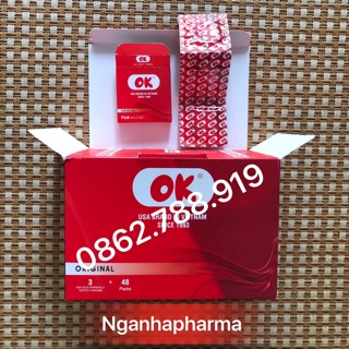 ❤️❤️❤️bao cao su ok thái hộp 144 chiếc