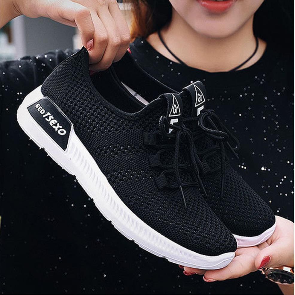 Giày Sneaker Nữ [ FREESHIP ] Giày Thể Thao Nữ Phối Lưới Thoáng Khí Cảm Giác Êm Ái Nhẹ Nhàng - G02 TP | BigBuy360 - bigbuy360.vn