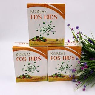 Koreas Fos Kids - Hỗ trợ bổ sung chất xơ tự nhiên, giúp nhuận tràng cho trẻ em và người lớn (20 ống)