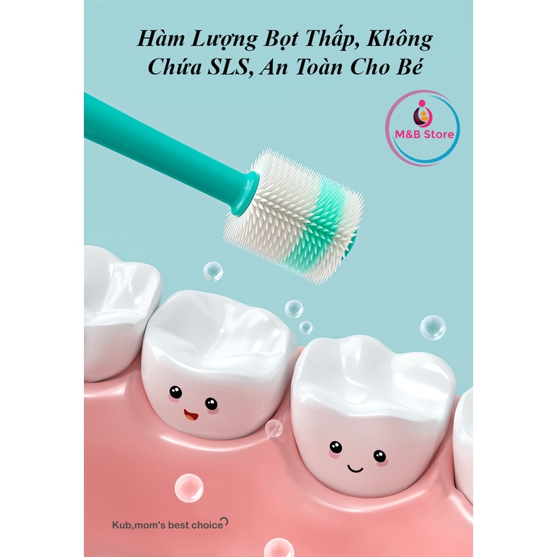 Kem Đánh Răng Cho Bé, Flo Thấp 0.05%, Tuýp 50g - KUB