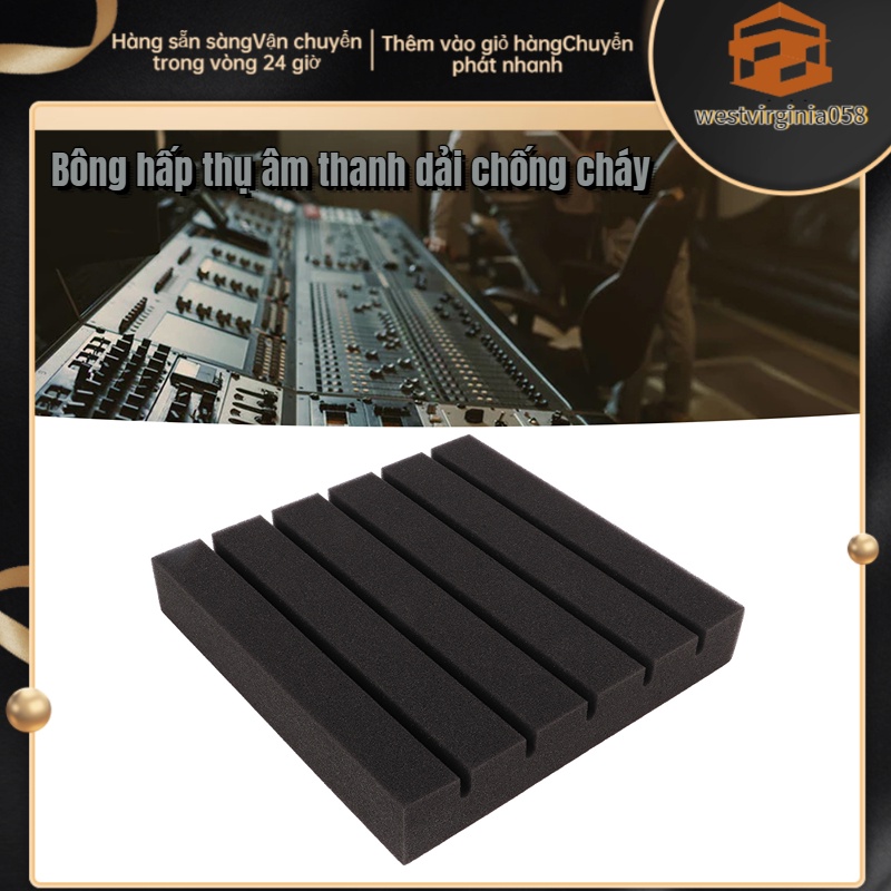 Có thể bán buôn Set 10 Miếng Xốp Cách Âm Giảm Tiếng Ồn Đa Năng Tiện Dụng westvirginia058 Hàng giao ngay