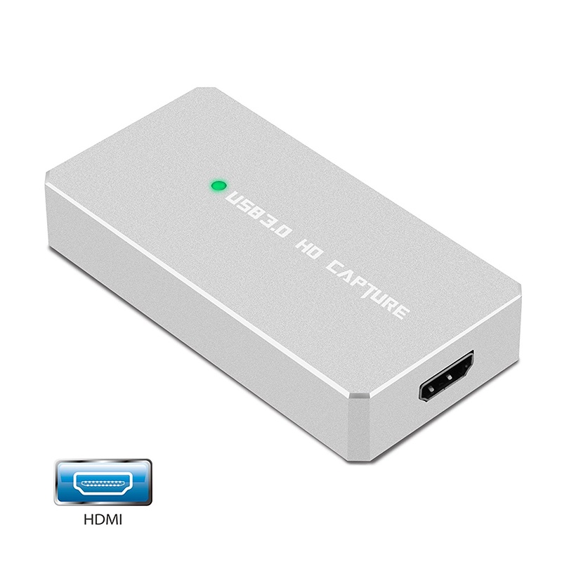 Trò chơi 60 khung hình / giây Ghi video HD Ghi hình HDMI Đầu vào USB 3.0 Đầu ra 1080P Phát trực tiếp Có thể OBS Studio, Hỗ trợ Windows Mac Linux Chia sẻ lên Twitch Youtube Hitbox ezcp287P