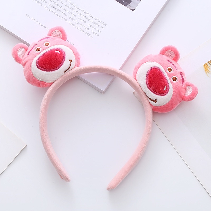 Cài tóc bờm tóc gấu dâu 2023 lotso đáng yêu