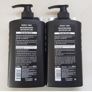 ( date 5/ 2020) dầu gội bùn khoáng Nivea Men 650ml
