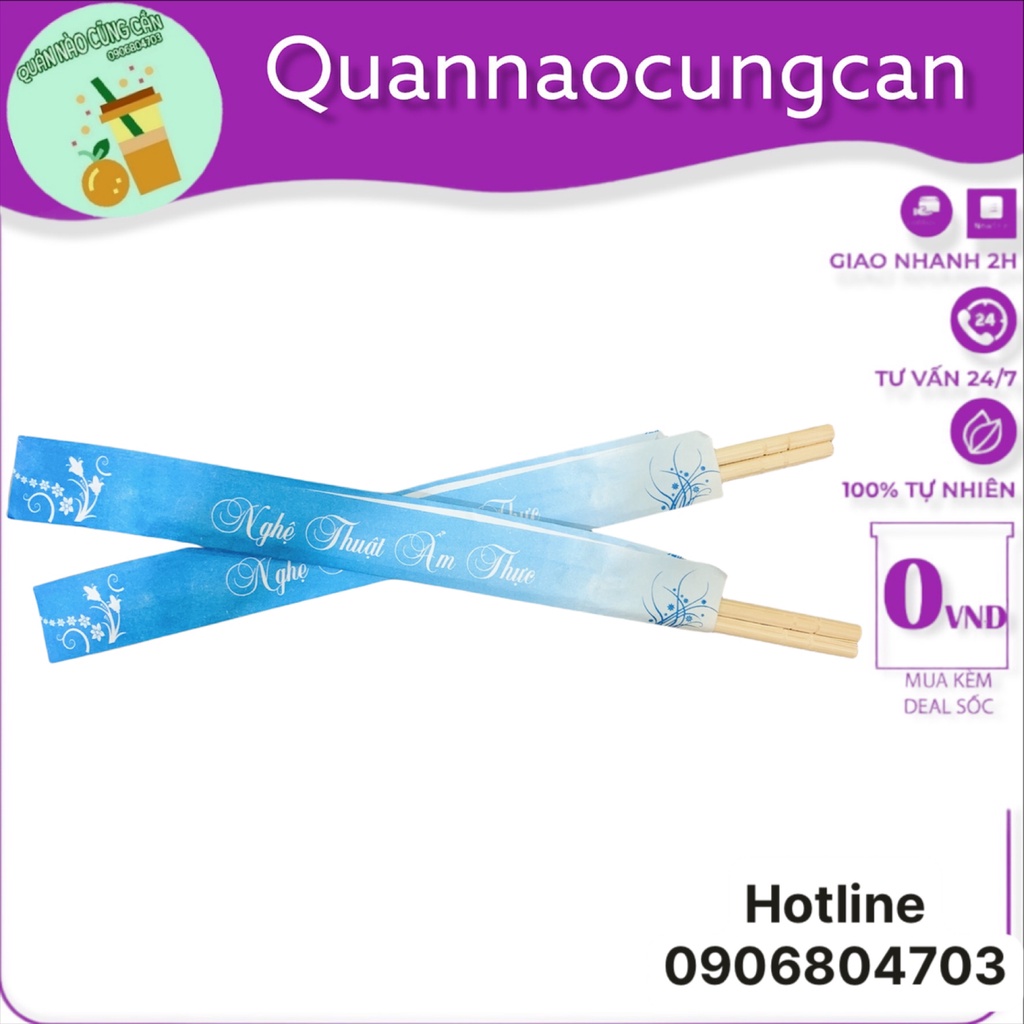 100 bao sỏ đũa dùng 1 lần tiện lợi hợp vệ sinh - Quán nào cũng cần