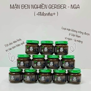 Mận đen nghiền Gerber cho bé từ 4 tháng