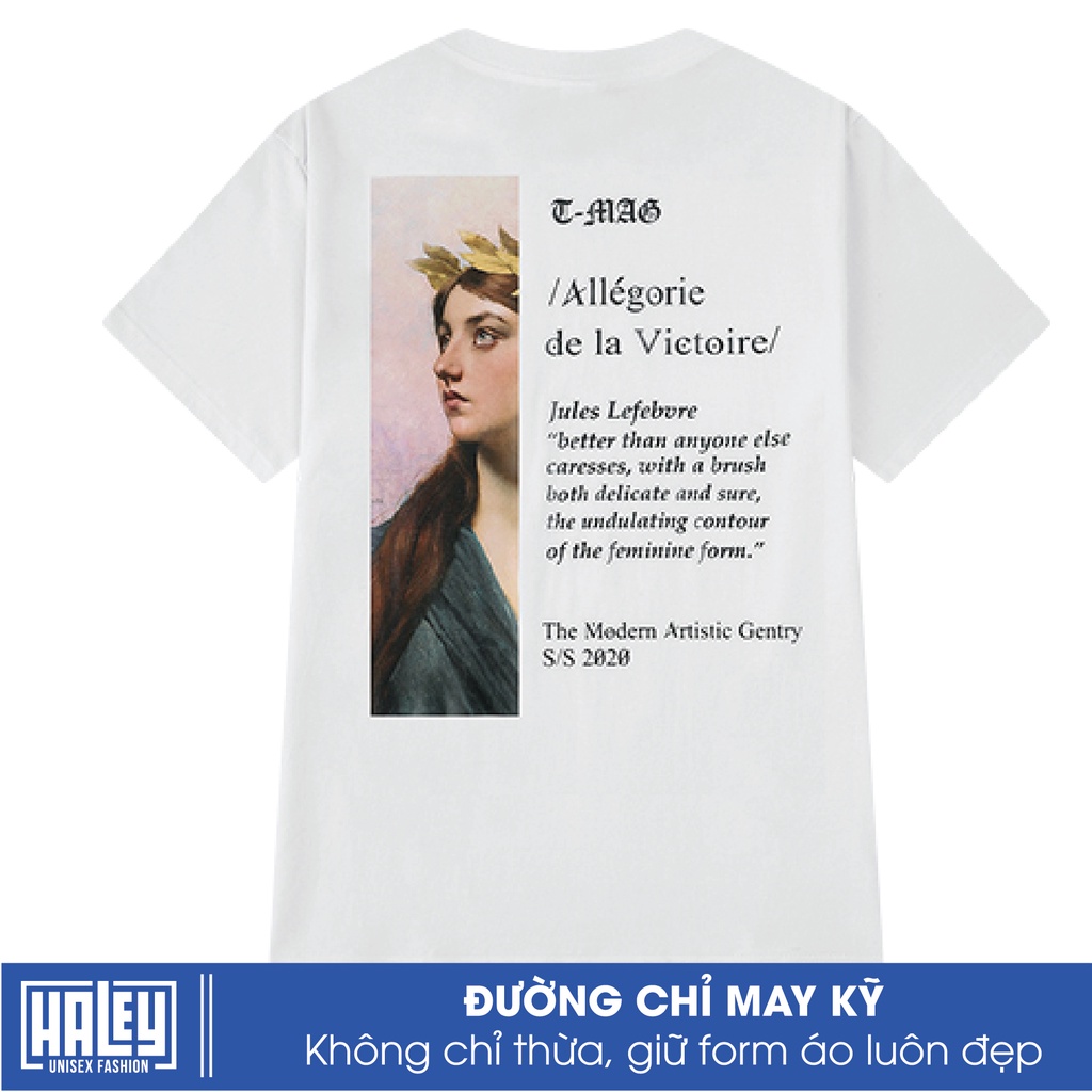 Áo Thun Nam Nữ Form Rộng Tay Lỡ unisex HALEY Basic cao cấp chất cotton 100% phông siêu thoáng mát TN499