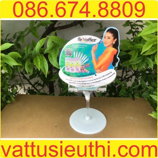 [ SALE] chân đế menu đẹp, menu để bàn, wobbler đặt bàn đẹp