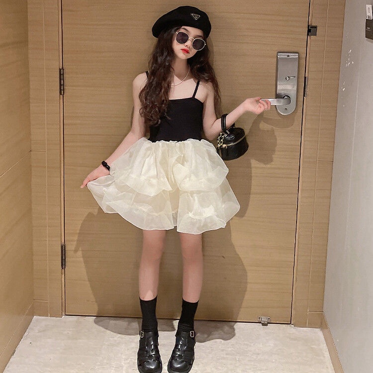 Váy Cho Bé Gái | Đầm Công Chúa Hai Dây Mùa Hè Hợp Thời Trang Cho Bé Gái