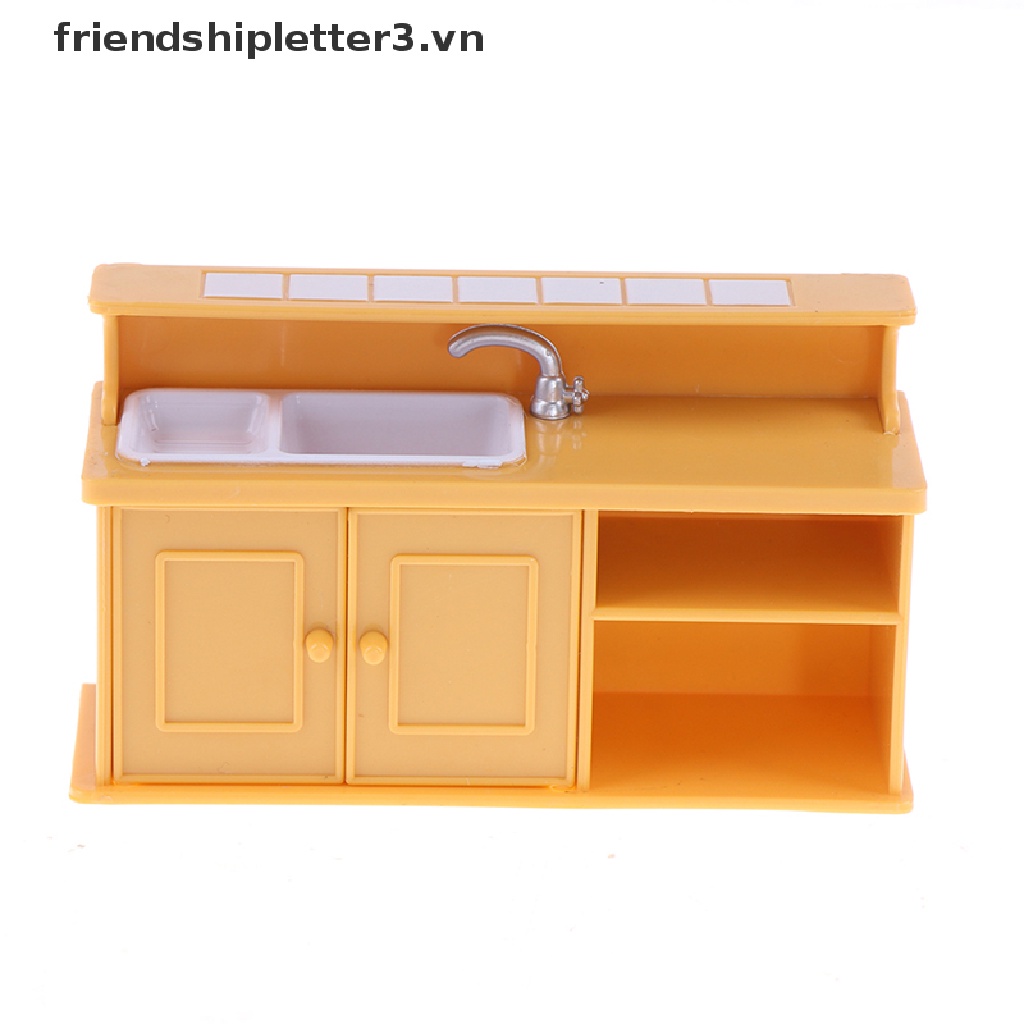 Mô Hình Nhà Bếp Bằng Nhựa Tỉ Lệ 1 / 12 Trang Trí Nhà Búp Bê