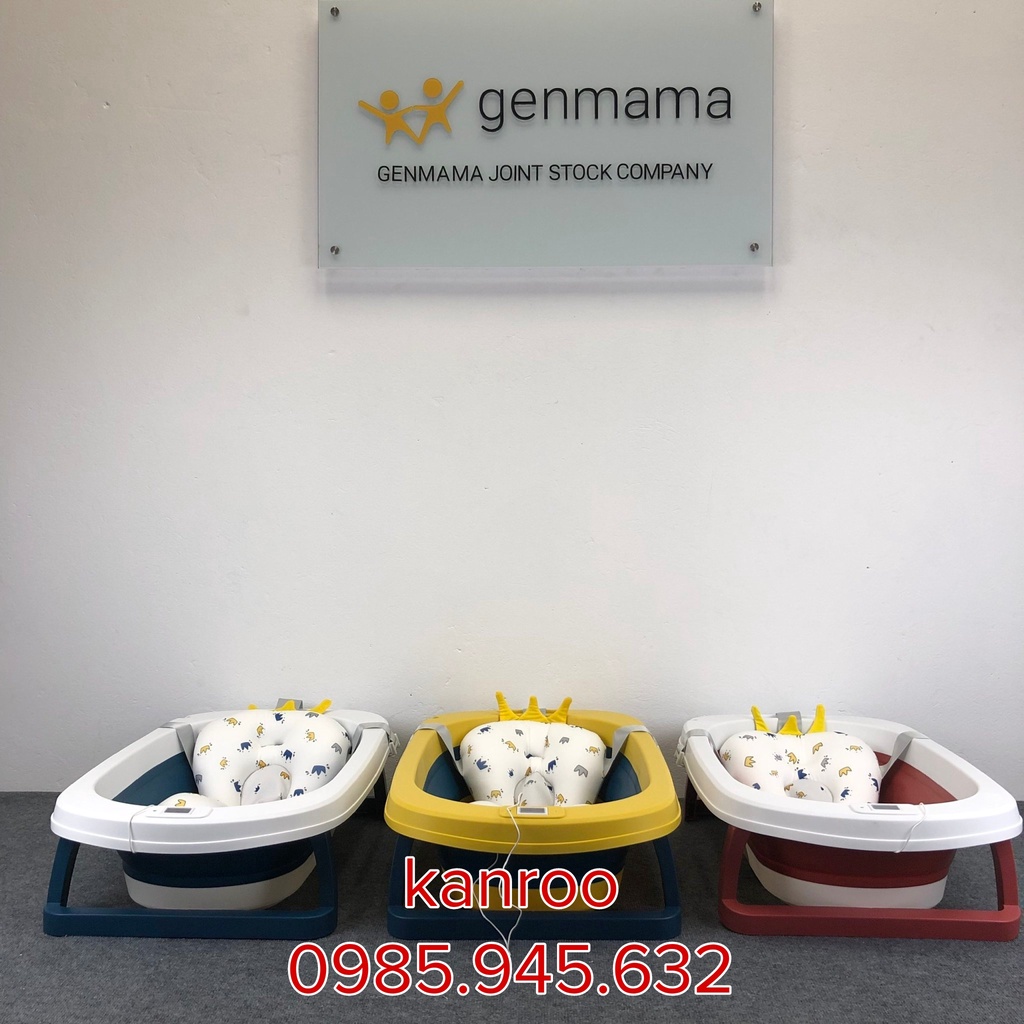 Chậu tắm cho bé có phao tắm, đo nhiệt độ nước cho bé sơ sinh đến 8 tuổi có . Chậu tắm gấp gọn, thau tắm