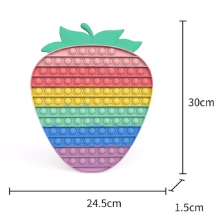 POP IT Quả dâu, dứa cỡ lớn 30cm