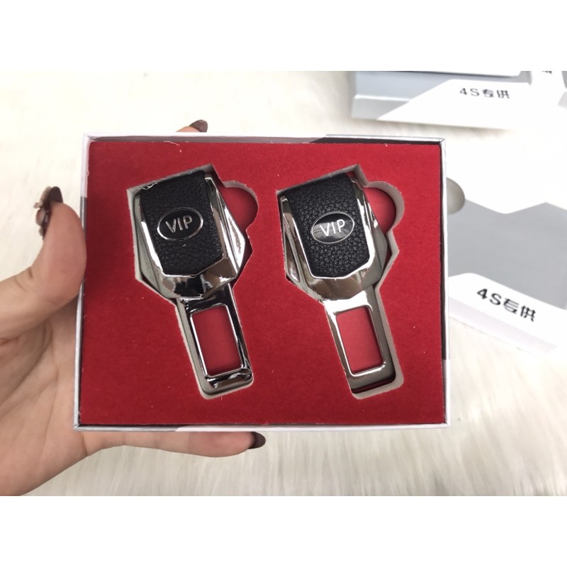 BỘ 2 CHỐT CẮM ĐAI AN TOÀN Ô TÔ-INOX KHÔNG GỈ