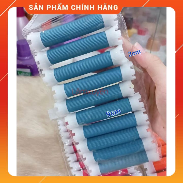 Bộ 10 XƯƠNG XỐP DẺO UỐN LẠNH 😍 😍dày không ngả màu ,quấn cực chặt và chắc tay _chuyên dụng cho salon😍chính hãng😍