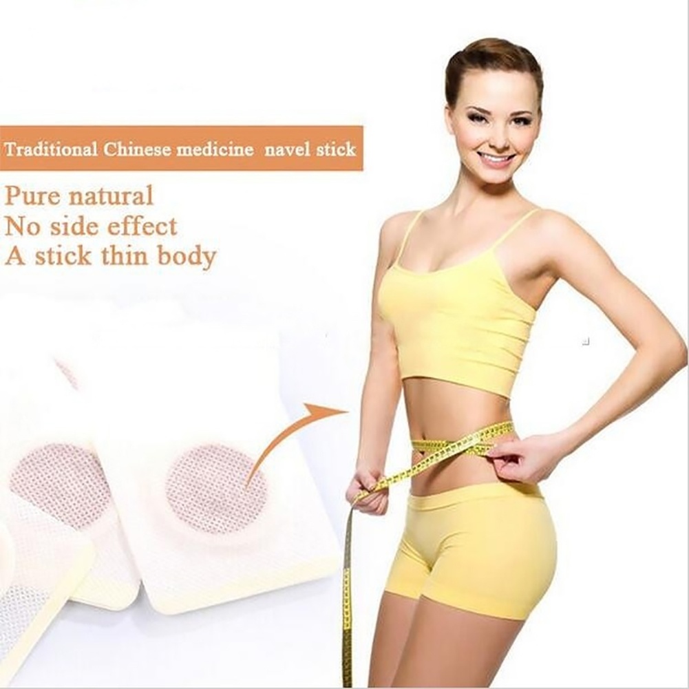 10/30 cái Miếng dán nút giảm béo bụng Đốt cháy nhanh mỡ giảm cân Miếng dán rốn Miếng dán hiệu quả Miếng dán thải độc thảo dược giảm béo bụng JULYSTAR