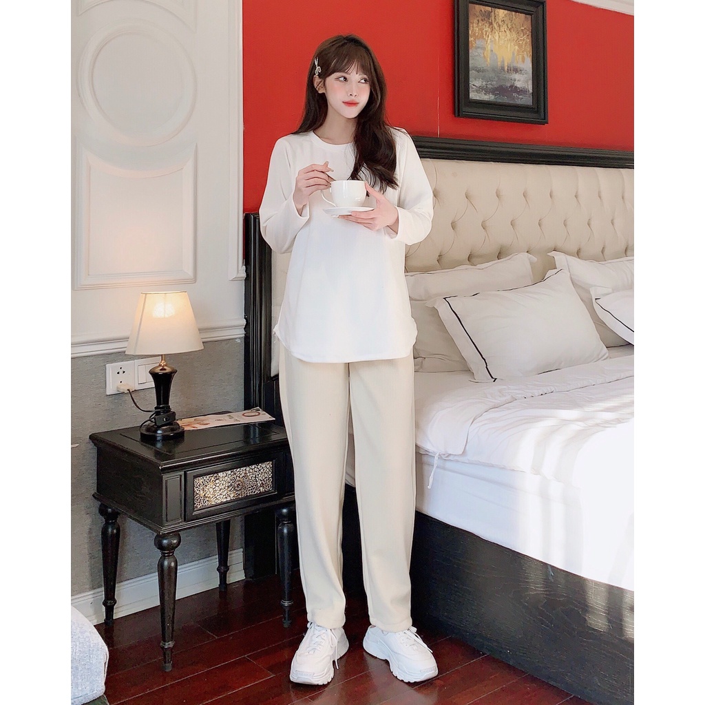 [Hàng cotton đẹp loại 1] Áo Bầu - Áo phông Bầu form rộng dáng dài Fresz đến 85kg