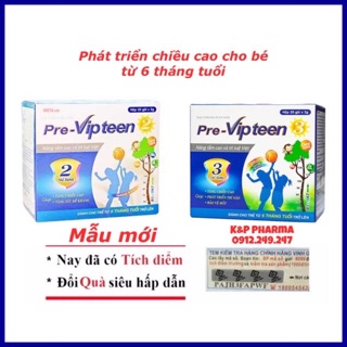 ✅ Pre-vipteen - Bổ sung canxi và dưỡng chất tăng chiều cao, tăng đề kháng,bảo vệ mắt,phát triển trí não Previpteen