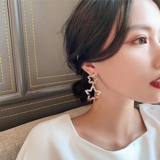 (Thanh Lý) Bông tai nữ đẹp - Khuyên tai nữ đẹp phong cách hàn quốc hình ngôi sao bản to độc lạ (hình tự chụp)