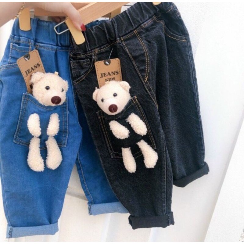 quần jeans kèm gấu siêu hót