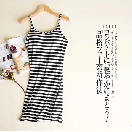 [Sẵn Hàng] Váy ngủ 2 dây có đệm ngực, váy mặc nhà, váy lót trong váy chất cotton siêu mát | BigBuy360 - bigbuy360.vn