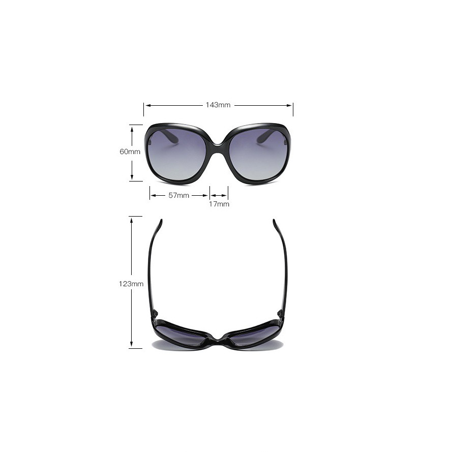 Kính râm nữ thời trang, trong phân cực, chống tia UV400