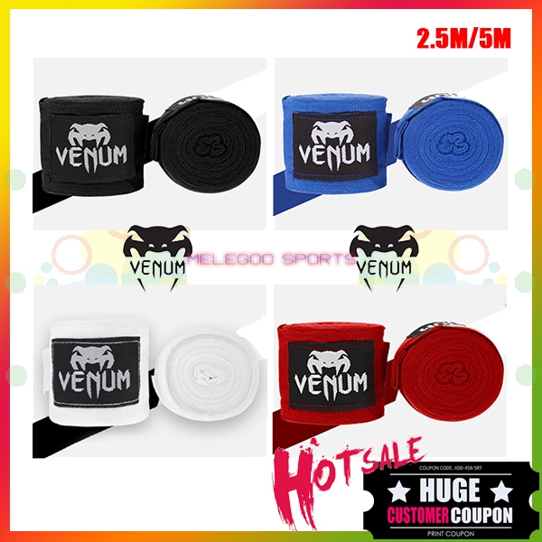 Bộ 2 băng quấn tay tập boxing MMA 2.5m / 5m