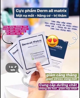 Mặt nạ mắt Derm all Matrix