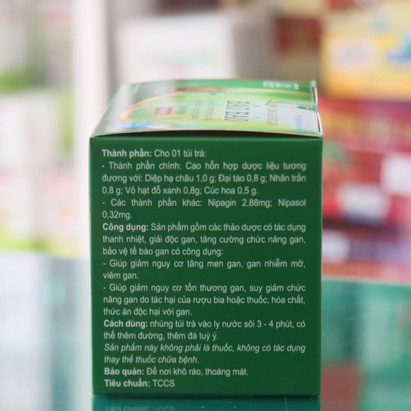 Trà mát gan giải độc Bảo Bảo – Hỗ trợ tăng cường chức năng gan, bảo vệ tế bào gan khỏi tác nhân gây bệnh (Hộp 100g)