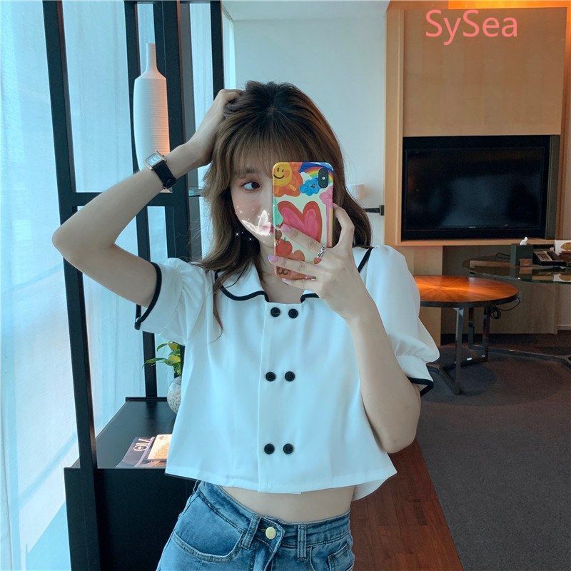 Áo Nữ Tay Ngắn Dáng Rộng Ngọt Ngào Thời Trang Mùa Hè | BigBuy360 - bigbuy360.vn
