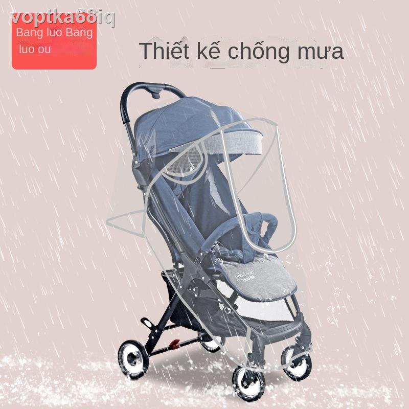 ❦✹▥Xe đẩy kính chắn gió phổ dụng che mưa trẻ em áo bảo vệ giọt
