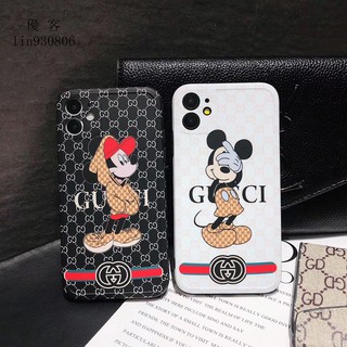 Ốp Điện Thoại Họa Tiết GUCCI Mickey Cho iPhone13 12 X/XS XR 11 13ProMax 13Pro 13
