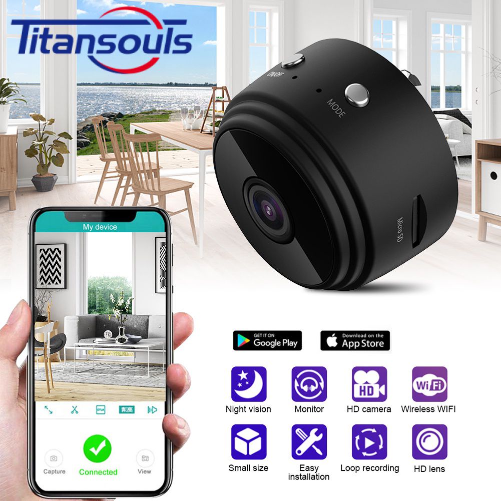 Sẵn Sàng✅360 &deg; Camera An Ninh Mini Ghi Hình 1080, Ghi Hình Cực Nét, Giá Rẻ Nhất-BH UY TÍN Bởi TECH-ONE Đêm Phiên Bản 2.4GHz Wifi IP Không Dây Cam Báo Động Đẩy (Không Có Wifi Có Thể Chèn Thẻ TF Để Ghi Lại Video Bình Thường) TTS
