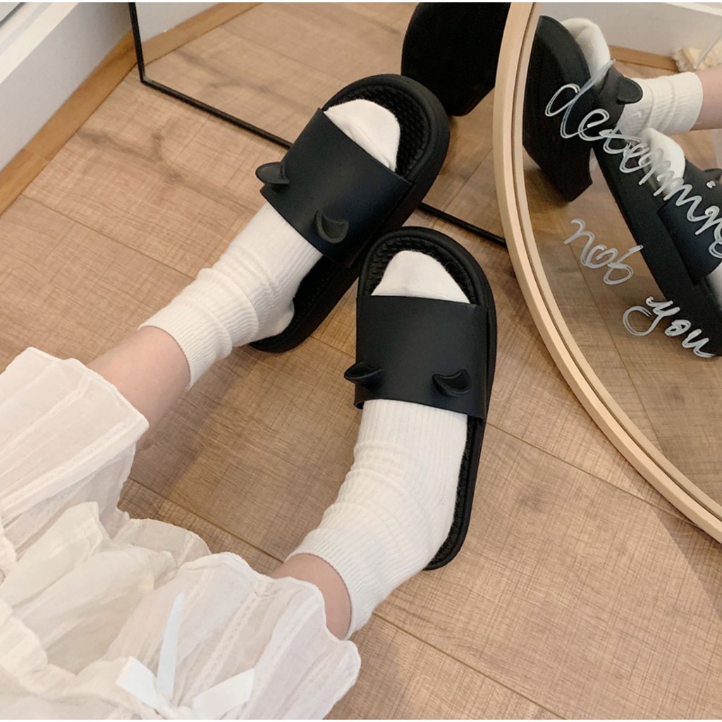 DÉP QUAI NGANG NỮ HÌNH TAI MÈO CUTE ✿ ROSASOONIE