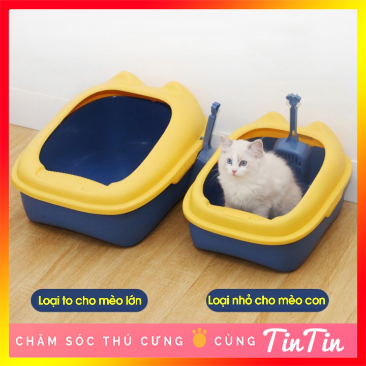 Khay Vệ Sinh Cho Mèo Kèm Xẻng - Chậu đựng cát vệ sinh cho mèo #Tintin Pet Store