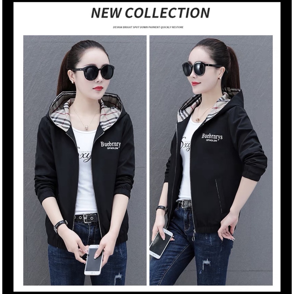 &lt;&lt;SALE SIÊU RẺ&gt;&gt;Áo khoác nữ nón caro